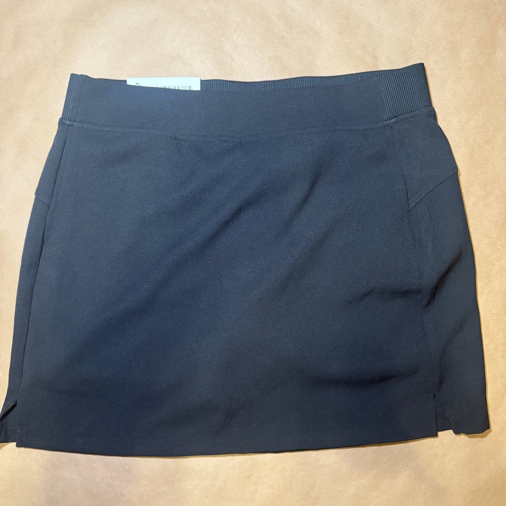 32 Degrees Black Active Mini Skort with Elastic Waist